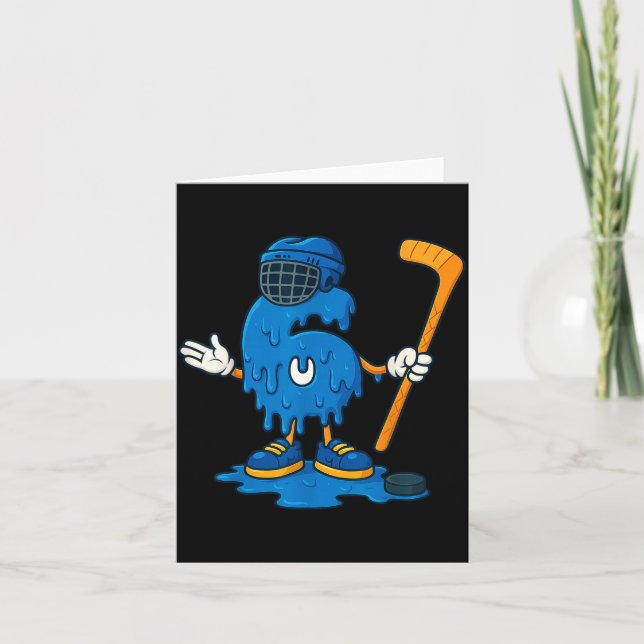 Tarjeta 67 Drip Ice Cream Hockey Player  (Anverso)