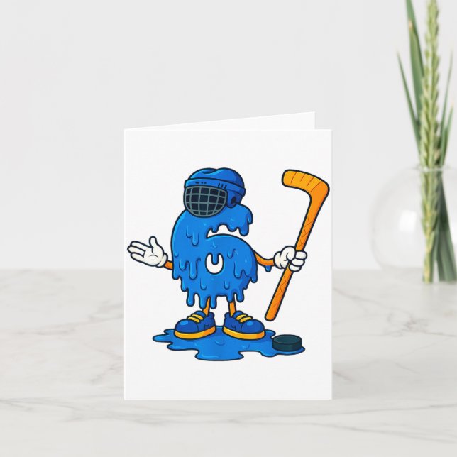 Tarjeta 67 Drip Ice Cream Jugador de Hockey  (Anverso)