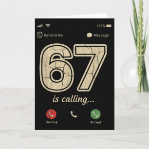 Tarjeta 67 está llamando divertido meme de argot de Gen Z 