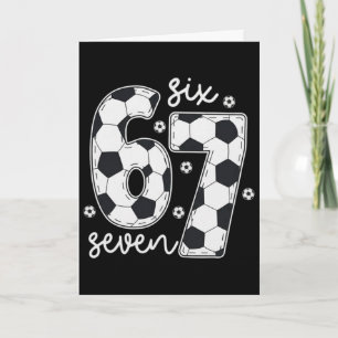 Tarjeta 67 Fútbol Seis Siete 6 7 Meme 67 _2 