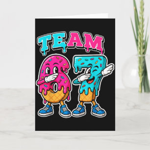 Tarjeta 67 Helado Goteo Gen Alfa Argot Seis Siete Meme 6
