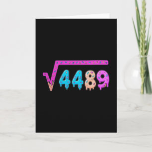 Tarjeta 67 Helado Goteo Meme Raíz Cuadrada 4489 Jerga Mate