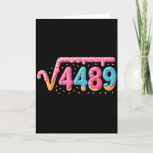 Tarjeta 67 Helado Goteo Meme Raíz Cuadrada 4489 Jerga Mate