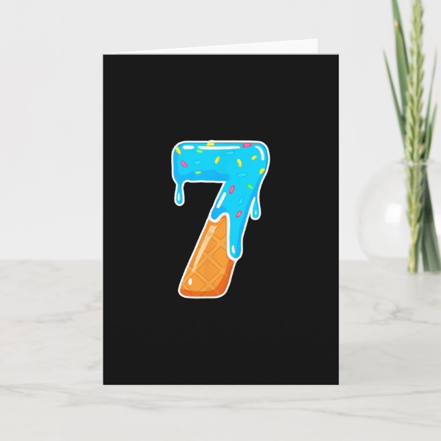 Tarjeta 67 Ice Cream Drip Meme Funny 6 7 Costume Couple  (Anverso)