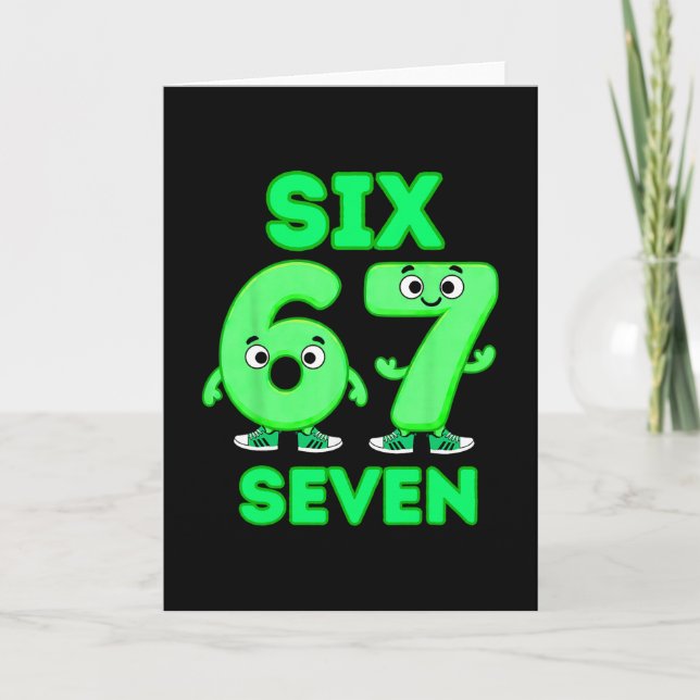 Tarjeta 67 Italian Brainrot Funny Italian Brainrot Kids 67 (Anverso)