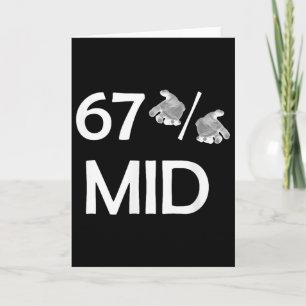 Tarjeta 67% Manos Meme Divertidas Tendencia de Internet 6-
