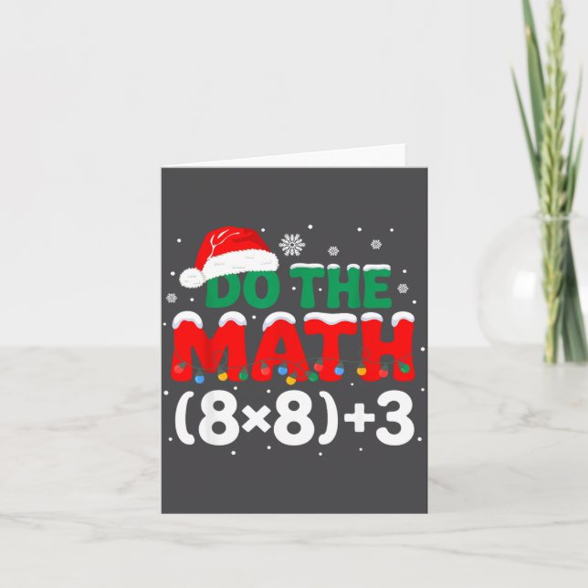 Tarjeta 67 Math Do Teacher Humor Lovers (Anverso)