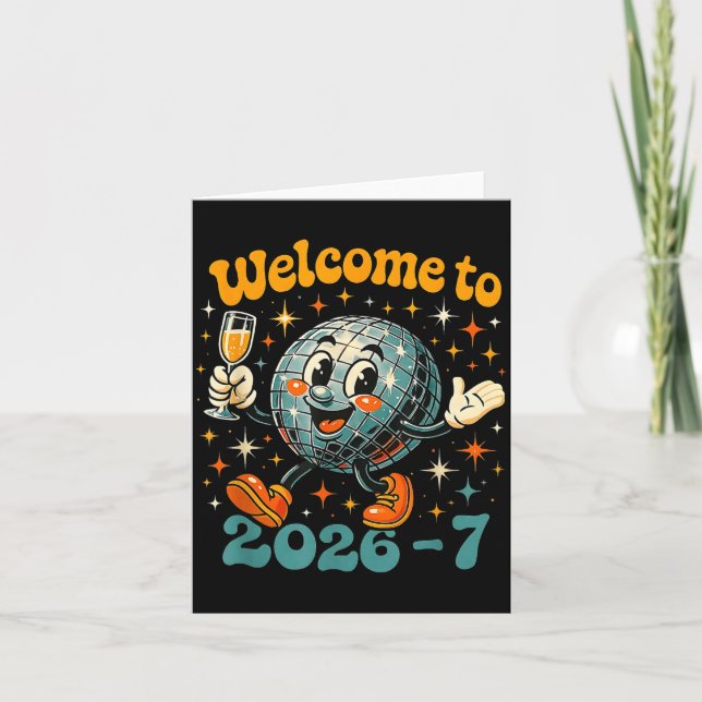 Tarjeta 67 Meme Countdown Happy New Year Funny Drip Number (Anverso)
