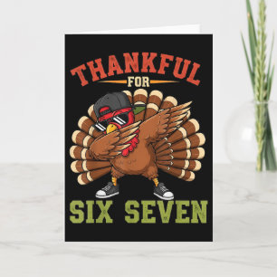 Tarjeta 67 Meme de Acción de Gracias Funny Turkey agradeci