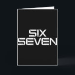 Tarjeta 67 Meme Divertido 6 7 Chicos Chicas Jóvenes Adoles<br><div class="desc">67 Meme Divertido 6 7 Chicos Chicas Jóvenes Adolescentes Hombres Mujeres Niños</div>