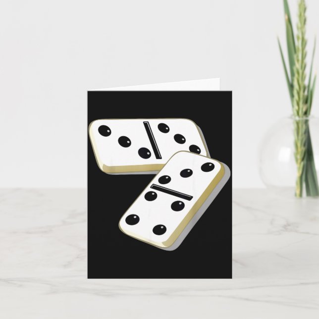 Tarjeta 67 Meme Dominoes Funny Six Seven Domino 6 7 Gen Al (Anverso)