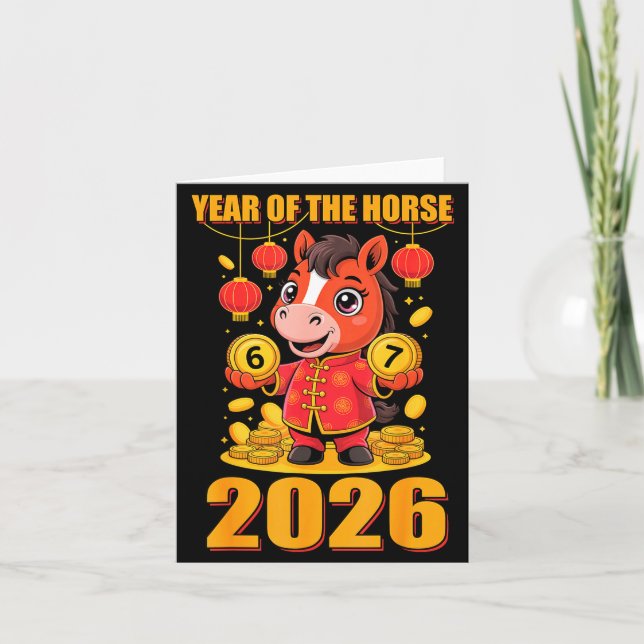 Tarjeta 67 Meme Funny Chinese New Year 2026 Year Of The Ho (Anverso)