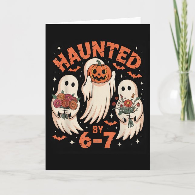 Tarjeta 67 Meme Halloween Embrujado  (Anverso)
