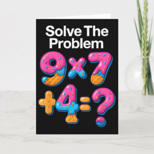 Tarjeta 67 Meme Profesor de Matemáticas Helado Goteo 6 7 B
