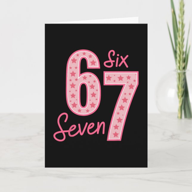 Tarjeta 67 Meme Seis Siete 1  (Anverso)