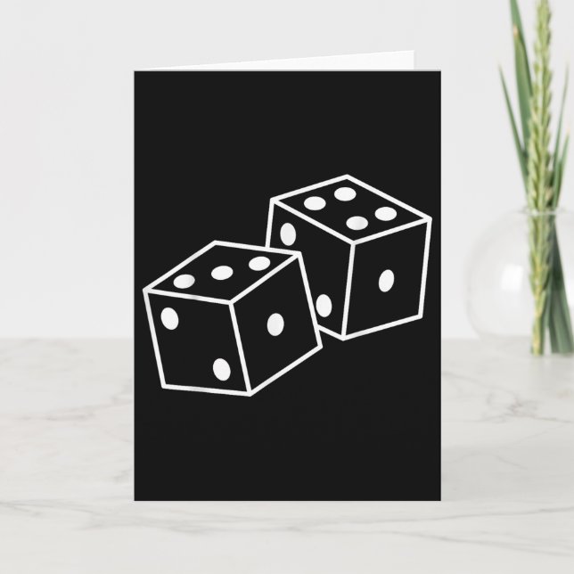 Tarjeta 67 Meme Six Seven 6–7 Funny Dice  (Anverso)