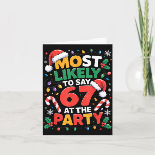 Tarjeta 67 Memes divertidos de Navidad Más probable de dec