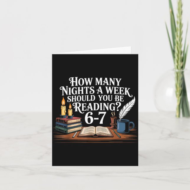 Tarjeta 67 Nights Reading Meme For Bibliophiles Englieache (Anverso)