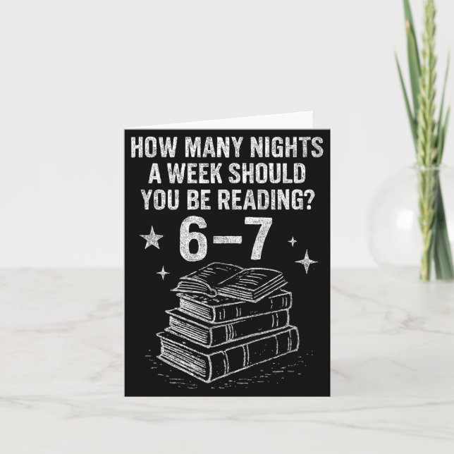 Tarjeta 67 Nights Reading Meme For Bibliophiles Englieache (Anverso)