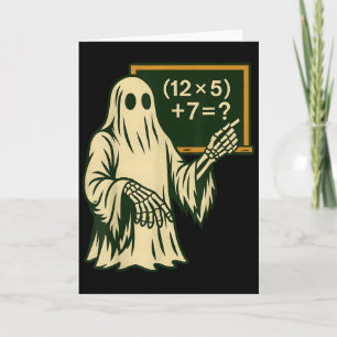 Tarjeta 67 Profesor Fantasma de Halloween Seis Siete Meme