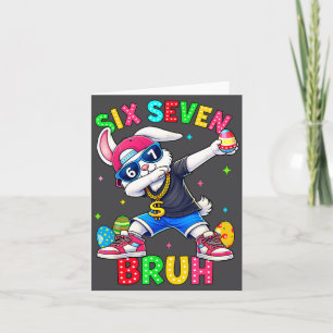 Tarjeta 67 Seis Siete Bruh Conejo Hace Dabbing Con Gafas D
