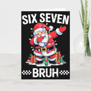 Tarjeta 67 Seis Siete Burh Navidad 6 7 Meme 