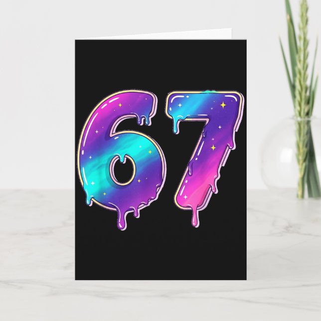 Tarjeta 67 Shirt, 67 Meme Baseball Lifestyle 101 Apparel Y (Anverso)