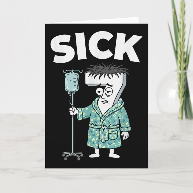 Tarjeta 67 Sick Seven Six 6 7 Meme  (Anverso)