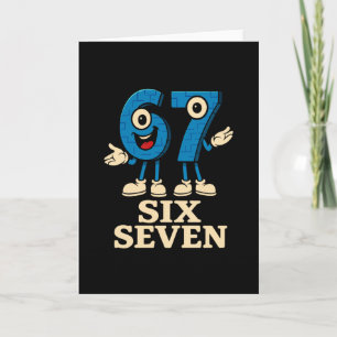 Tarjeta 67 Six Seven 6-7 - Divertida Locura Italiana Infan