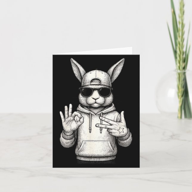 Tarjeta 67 Six Seven Meme 6 7 Funny Easter Day For Boys Me (Anverso)