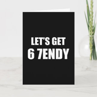 Tarjeta 67 Six Seven Sendy 6 7endy Vamos a Enviar 67 Meme