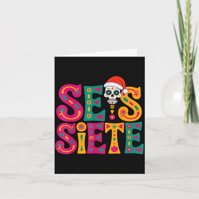 Tarjeta 67 Six Seven Spanieacher Bilingual Seis Siete Chri (Anverso)