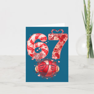 Tarjeta 67 Sonrisa de Deportes de Baloncesto de Goteo de A