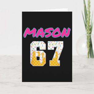 Tarjeta 67 Tendencia viral de meme de béisbol en argot