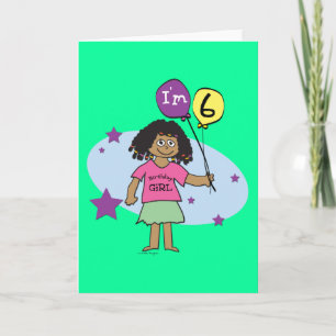 Tarjeta 6.ª Chica de cumpleaños
