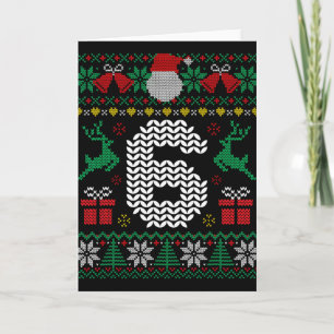 Tarjeta 6 7 67 Meme Seis Siete Navidad Divertida Pareja Fe