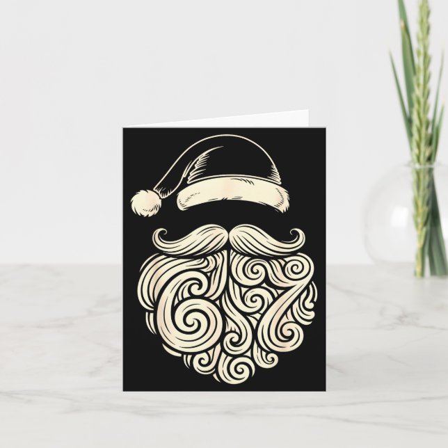 Tarjeta 6 7 Christmas 67 Santa Six Seven Christmas Boys Te (Anverso)