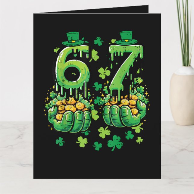 Tarjeta 6 7 Día de San Patricio (Anverso)