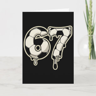 Tarjeta 6 7 Fútbol Ll Drip Gráfico Seis Siete Meme 