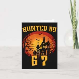 Tarjeta 6 7 halloween 67 meme seis siete embrujado gen alp