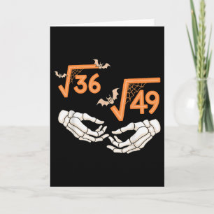 Tarjeta 6 7 Halloween Matemáticas Raíz Cuadrada 67 Meme Ge