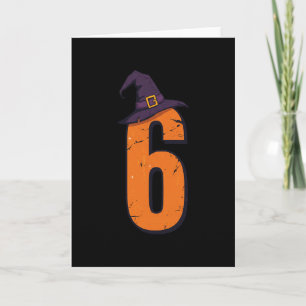 Tarjeta 6 7 Seis Siete Memes Pareja Coincidencia Halloween