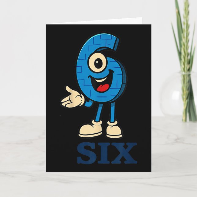 Tarjeta 6 Brainrot 67 Seis Siete 6 7 Meme Personalizado  (Anverso)