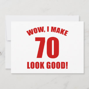 Tarjeta 70.º regalo de la bolsa de cumpleaños (r)