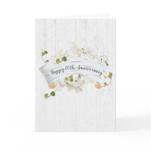 70 Aniversario De Birch Scroll Con Ivy