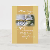 70° Aniversario de la profesión religiosa de la mo