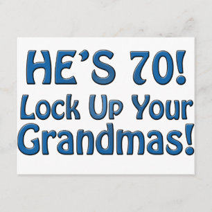 Tarjeta 70 cumpleaños