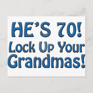 Tarjeta 70 cumpleaños