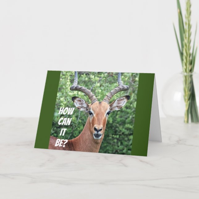 TARJETA "70° CUMPLEAÑOS CONMOCIONA A ESTE CERDO" (Anverso)