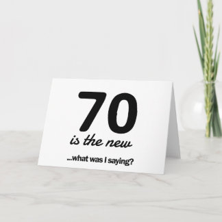 Tarjeta 70 ¿Es nuevo... lo que estaba diciendo?